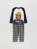 Skarpetki dla dzieci - Reserved - Bawełniana piżama - granatowy - miniaturka - grafika 1