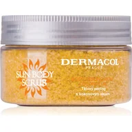 Peelingi do ciała - Dermacol Sun peeling cukrowy do ciała o zapachu brzoskwini 200 g - miniaturka - grafika 1