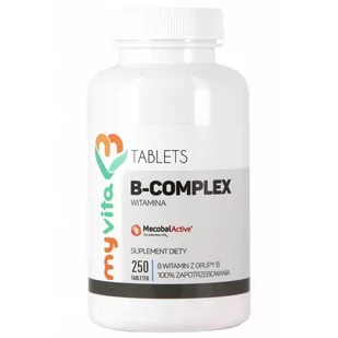 MYVITA Witamina B Complex 250tab - Witaminy i minerały - miniaturka - grafika 1