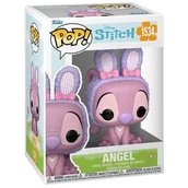 Gadżety dla graczy - Figurka FUNKO Pop Disney Lilo & Stitch Easter 2025 Angel - miniaturka - grafika 1