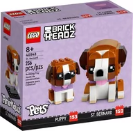 Klocki - LEGO Brickheadz Pets Pies Bernardyn 40543 - miniaturka - grafika 1