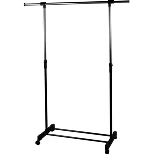 Wieszak na ubrania stojący 1D chrom/czarny Paulo - Wieszaki i stojaki - miniaturka - grafika 1