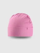 Czapki dla dzieci - 4F Czapka beanie dziecięca - różowa Uniwersalny - miniaturka - grafika 1
