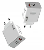 Ładowarki do telefonów - Ładowarka GaN 1x USB A, 1x USB C Pd 67W total 120w - miniaturka - grafika 1