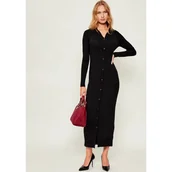 Sukienki - Calvin Klein Sukienka TENCEL RIB z dodatkiem wełny - miniaturka - grafika 1