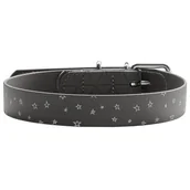 Obroże dla psów - Ecolife HUNTER OBROŻA DLA PSA CONVENIENCE REFLECT STARS CZARNA dł 40 szer 2cm - miniaturka - grafika 1