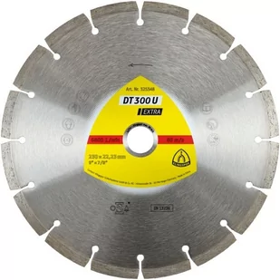 Klingspor Tarcza diamentowa segment.230*2.3*22.2mm 16z 7mm dt300u KL325348 - Tarcze do pił - miniaturka - grafika 1