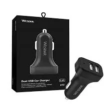 Mobilari SUPER SZYBKA Ładowarka samochodowa 2x USB 2.4A M444014 M444014WE - Ładowarki samochodowe - miniaturka - grafika 1