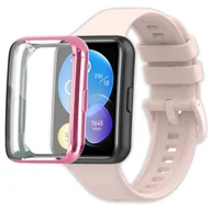 Akcesoria do smartwatchy - Pełne etui ochronne 360° Vanfone do Huawei Watch Fit 2, różowy - miniaturka - grafika 1