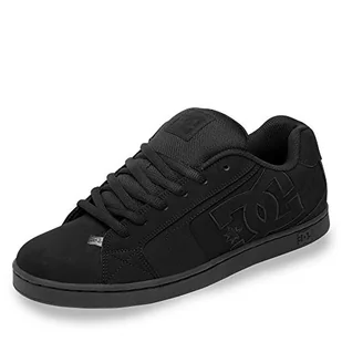 DC Shoes Net, męskie trampki niskie, Czarny i czerwony, czarny i pomarańczowy, 48.5 EU - Moda i Uroda OUTLET - miniaturka - grafika 1