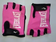 Rękawice do ćwiczeń - Everlast skórzane rękawiczki do ćwiczeń rozmiar M pink - miniaturka - grafika 1