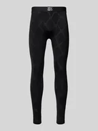 Spodnie sportowe męskie - Legginsy z elastycznym paskiem z logo model ‘JOHN’ - miniaturka - grafika 1