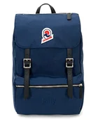 Plecaki - Plecak INVICTA - JOLLY HERITAGE, niebieski - biuro, podróże i czas wolny - kieszeń na komputer - detale ze skóry - 21 LT - dla mężczyzn, kobiet - miniaturka - grafika 1