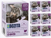 Mokra karma dla kotów - Bozita Cat Kawałki Indyka W Galaretce 6 x 370g - miniaturka - grafika 1