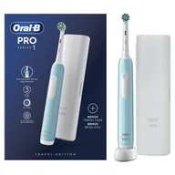 Szczoteczki elektryczne - Szczoteczka elektryczna ORAL-B Pro Series 1 Caribbean Niebieski + Etui - miniaturka - grafika 1