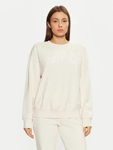 Guess Bluza O5RQ03 KCO31 Beżowy Regular Fit - Bluzy damskie - miniaturka - grafika 1