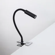 Lampy ścienne - LAGOS BLACK KINKIET KLIPS 1 PŁ - miniaturka - grafika 1
