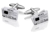 Spinki do mankietów i krawatów - Spinki do mankietów Poranna gazeta SD-1488 - miniaturka - grafika 1