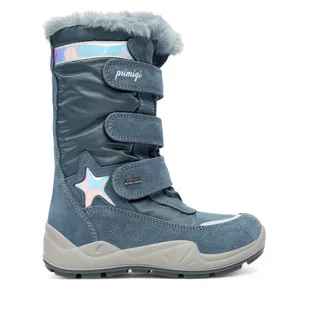 Śniegowce Primigi Winger Gtx GORE-TEX 8881622 S Niebieski - Buty dla dziewczynek - miniaturka - grafika 1