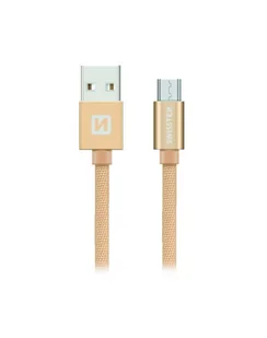 Kabel Swissten Micro Usb 2M pink - Kable USB - miniaturka - grafika 1