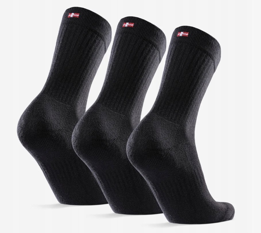 DANISH ENDURANCE KLASYCZNE SKARPETY SPORTOWE ZA KOSTKĘ 3-PACK 39-42