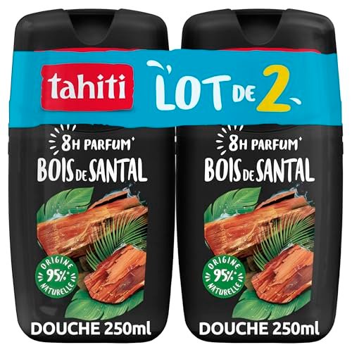 TAHITI - Żel pod prysznic perfumowany 8h drzewo sandałowe - 250 ml x2