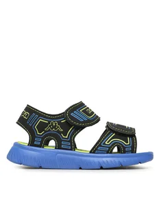 Kappa Sandały 260887K Czarny - Buty dla chłopców - miniaturka - grafika 1