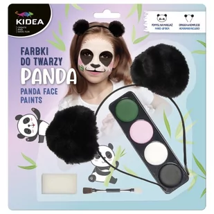 Farbki do twarzy zestaw z opaską Panda - Zabawki kreatywne - miniaturka - grafika 1
