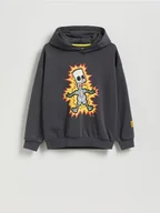 Bluzy dla chłopców - Reserved - Bluza The Simpsons - ciemnoszary - miniaturka - grafika 1