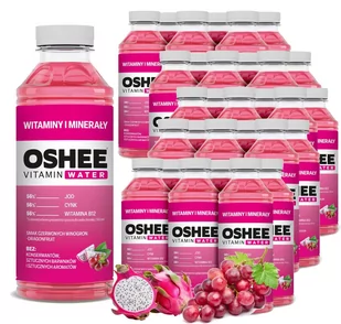 30x OSHEE Vitamin Water Witaminy i Minerały 555 ml - Soki i napoje niegazowane - miniaturka - grafika 1