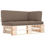 Sofy ogrodowe - VidaXL Ogrodowa sofa narożna z palet, impregnowane drewno sosnowe  3066609 - miniaturka - grafika 1