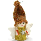 Ozdoby bożonarodzeniowe - Aniołek SASKA GARDEN Złoty - miniaturka - grafika 1