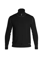 Bluzy męskie - BOSS Bluza Structure 50559332 Czarny Regular Fit - miniaturka - grafika 1