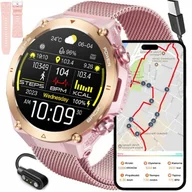 Smartwatch - Rubicon GPS RNCF37 Różowy Bransoleta - miniaturka - grafika 1