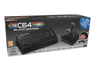 Konsola PLAION The C64 mini - Black Edition Czarny - Konsole i gry retro - miniaturka - grafika 1