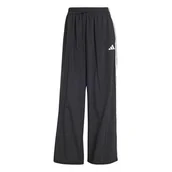Spodnie rowerowe - adidas Kobiety ESSENTIALS 3-STRIPES LIFESTYLE WOVEN PARACHUTE PANTS, Black/White, L - miniaturka - grafika 1