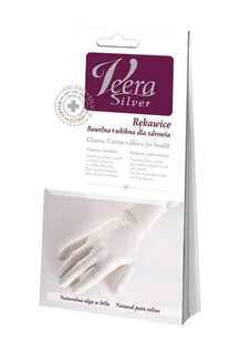 Veera Silver Rękawice Rozmiar S/M - Rękawiczki jednorazowe - miniaturka - grafika 1