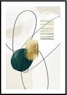 Obrazy i zdjęcia na płótnie - Obraz Artbox Green Shape 50 x 70 cm 110 - miniaturka - grafika 1