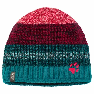 Czapka dziecięca Jack Wolfskin STORMLOCK NIGHTHIKE CAP K bay blue - S - Czapki dla dzieci - miniaturka - grafika 1