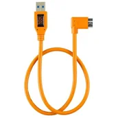 Akcesoria fotograficzne - Kabel kątowy USB - Micro-B TETHER TOOLS Pro 50 cm Pomarańczowy - miniaturka - grafika 1