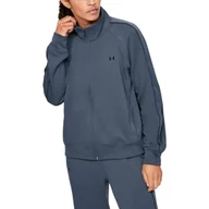 Bluzy sportowe damskie - Bluza treningowa Under Armour Double Knit Track - miniaturka - grafika 1