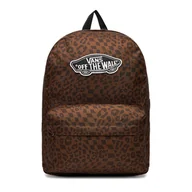Plecaki - Vans C-OLD SKOOL CLASSIC BACKPACK VN000H4Y7UG1 Brązowy - miniaturka - grafika 1
