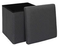 Pufy i podnóżki - Pufa URBAN BOX do przechowywania szara - miniaturka - grafika 1