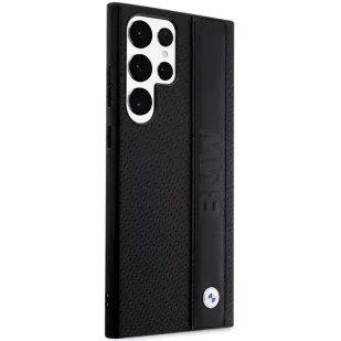 Etui BMW BMHCS23L22RDPK do Samsung Galaxy S23 Ultra S918 hardcase Leather Textured & Stripe czarny/black - Etui i futerały do telefonów - miniaturka - grafika 7