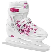 Łyżwy - Łyżwy Roces Jokey Ice 3.0 Girl biało-różowe 450708 01, r. 26/29 - miniaturka - grafika 1
