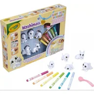 Zabawki kreatywne - Crayola Washimals: Zestaw zmywalnych figurek - 5 sztuk - miniaturka - grafika 1