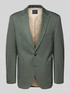 Marynarki męskie - Marynarka na dwa guziki o kroju regular fit z kołnierzem z połami - miniaturka - grafika 1