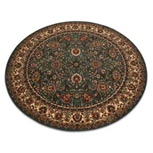Dywany - Dywan wełniany KASHQAI 4362 410 koło ornament / beż zielony koło 120 cm - miniaturka - grafika 1