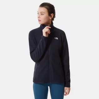 Kurtki damskie - The North Face Polar damski 100 Glacier Full Zip aviator navy - grafika 1