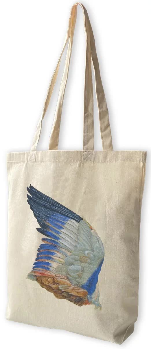 Torba bawełniana Skrzydło niebieskiego walca, Kopia oryginału Albrechta Durera Hans Hoffmann